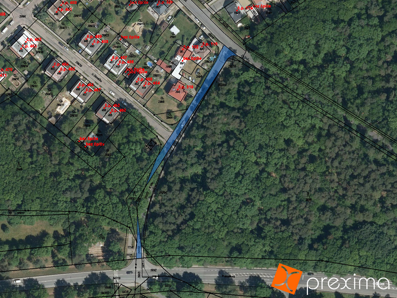 Prodej komerčního pozemku 82 m²