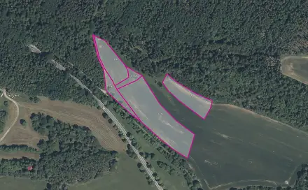 Prodej pole 8 445 m², Obory, okres Příbram
