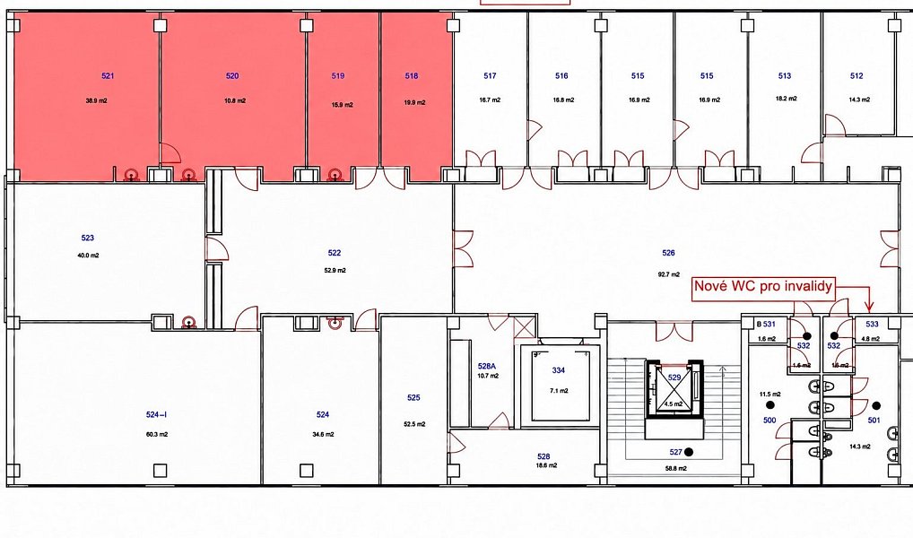 Pronájem kanceláře 95 m², Brno – náhled fotky 12