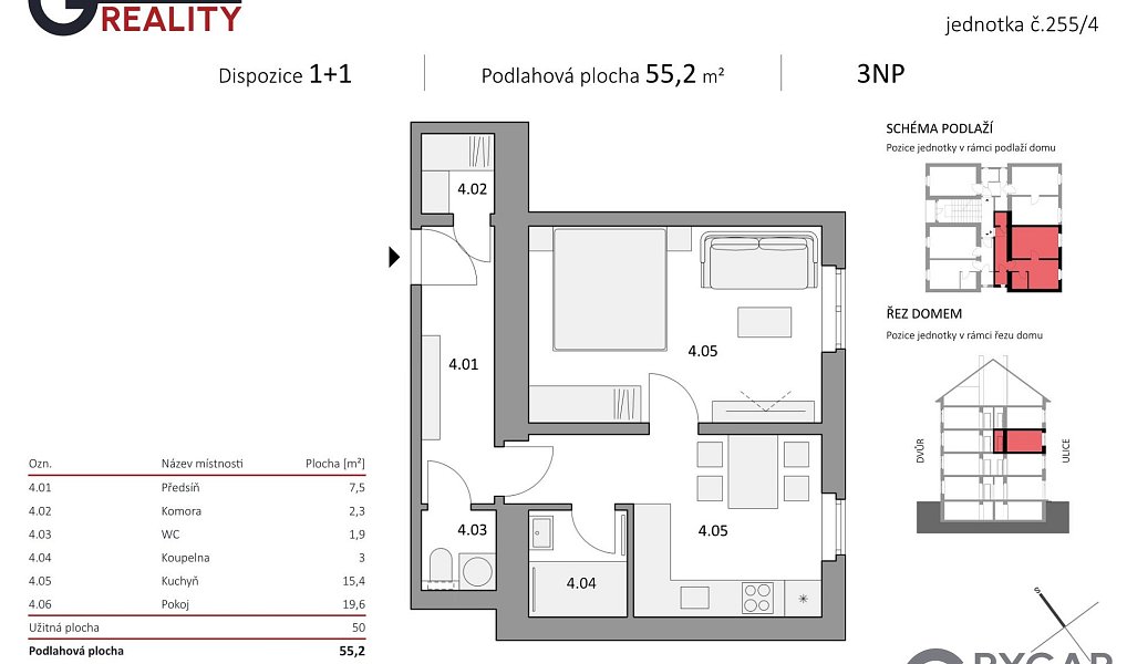 Prodej bytu 1+1 55 m², Praha – náhled fotky 9