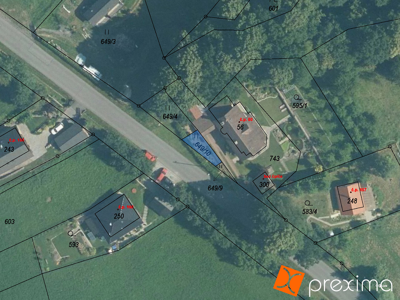Prodej zahrady 55 m²