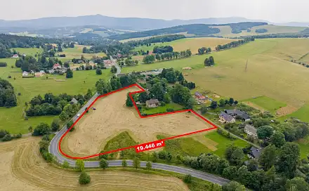 Prodej stavebního pozemku 19 446 m², Frýdlant - Albrechtice u Frýdlantu, okres Liberec