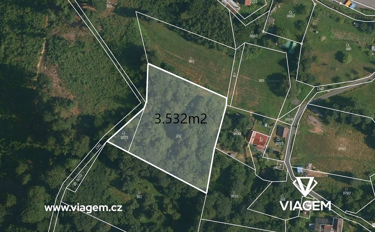 Prodej zahrady 3 532 m²