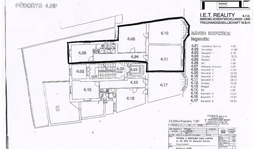 Pronájem kanceláře 110 m², Ostrava – náhled fotky 2