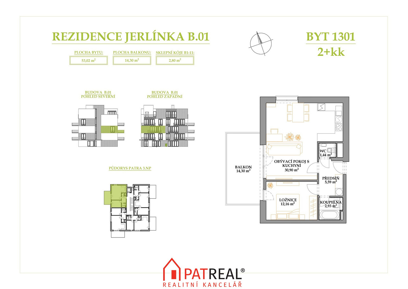 Prodej bytu 2+kk 67 m² — photo 2