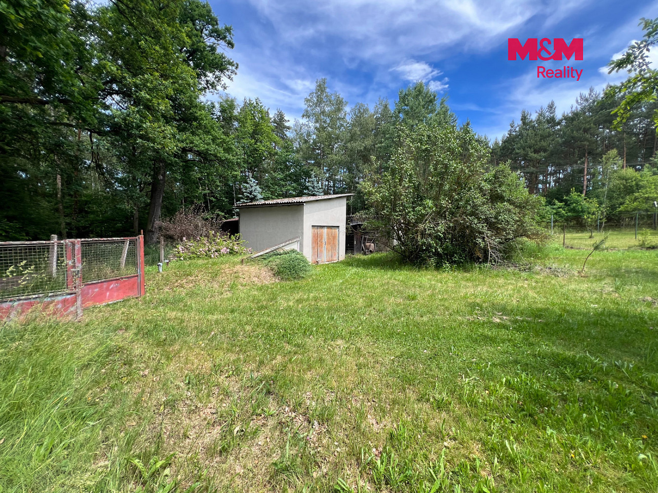 Rekreační zahrada se zděným zázemím, Strakonice, 1483 m² – pohled 2