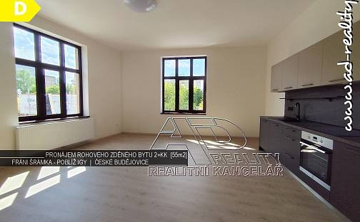 Pronájem bytu 2+kk 55 m², Fráni Šrámka, České Budějovice - České Budějovice 3