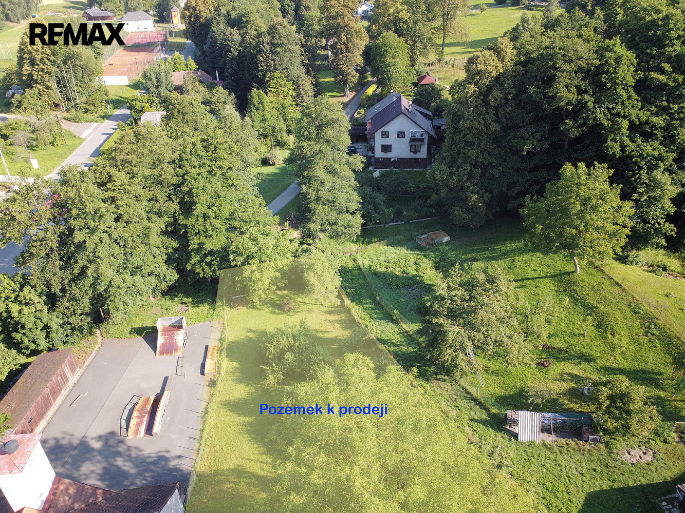 Prodej stavebního pozemku 1 222 m² – pohled 6