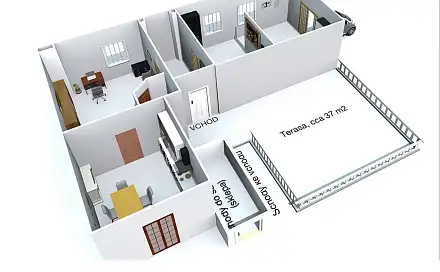 Prodej chaty/chalupy 165 m² s pozemkem 511 m², Čapkova, Hostomice, okres Teplice