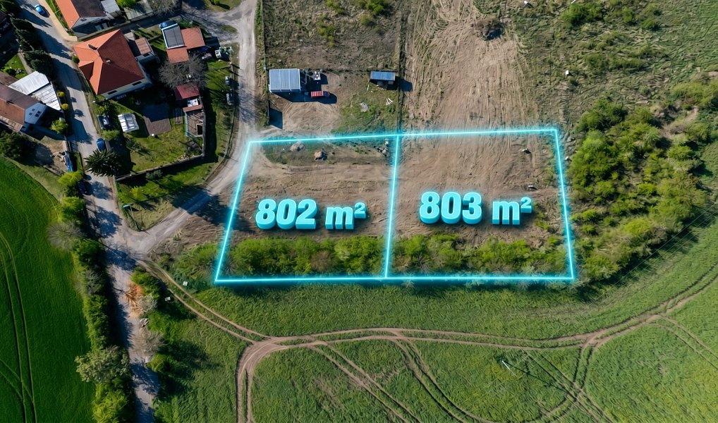 Prodej stavebního pozemku 1 605 m², Vrbčany – náhled fotky 20