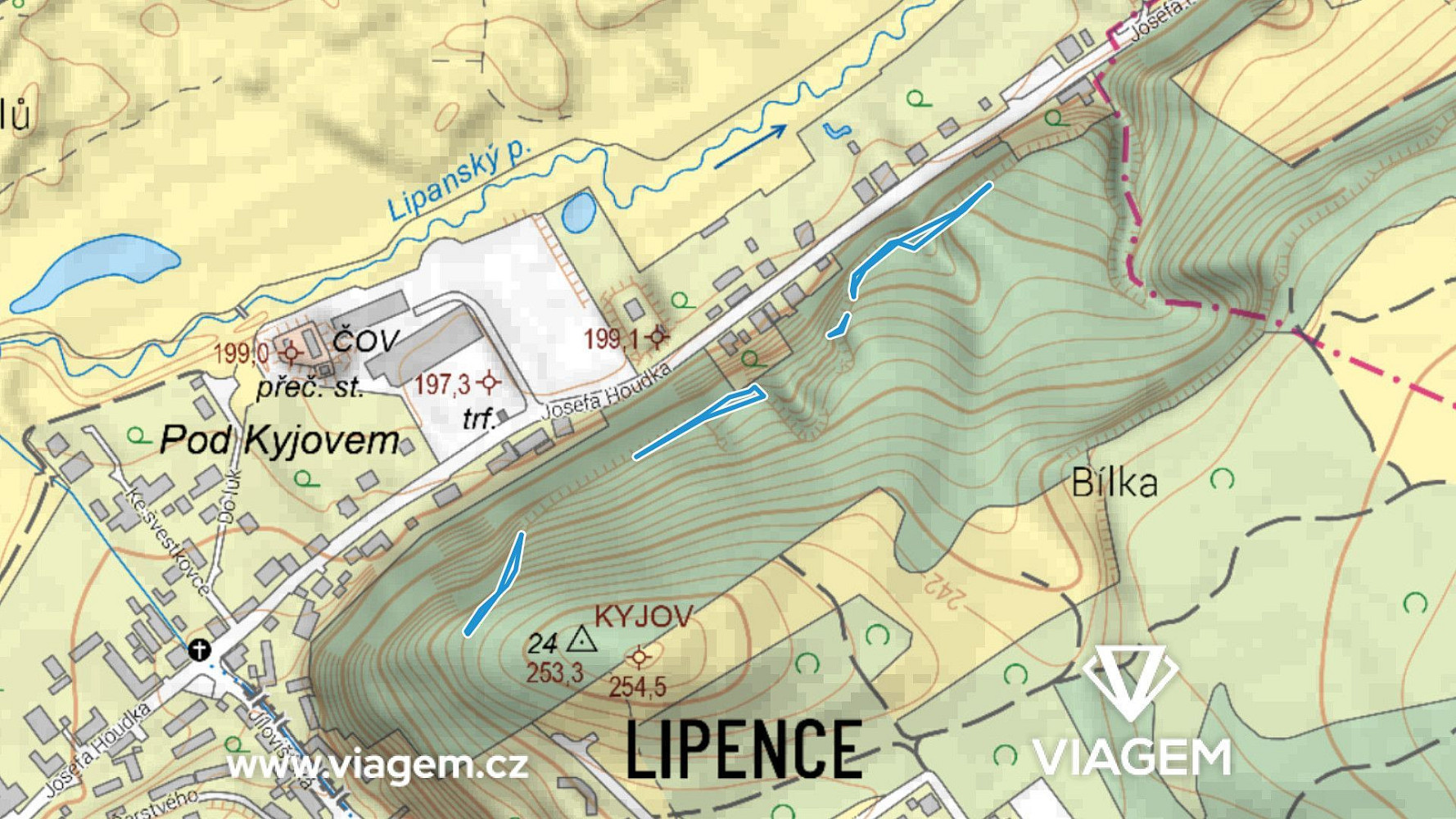 Prodej zahrady 926 m²