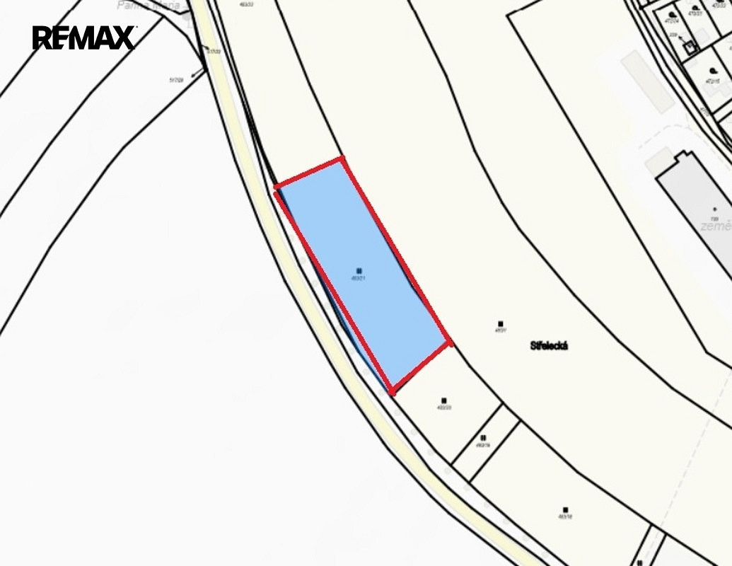 Prodej stavebního pozemku 2 961 m² – pohled 4