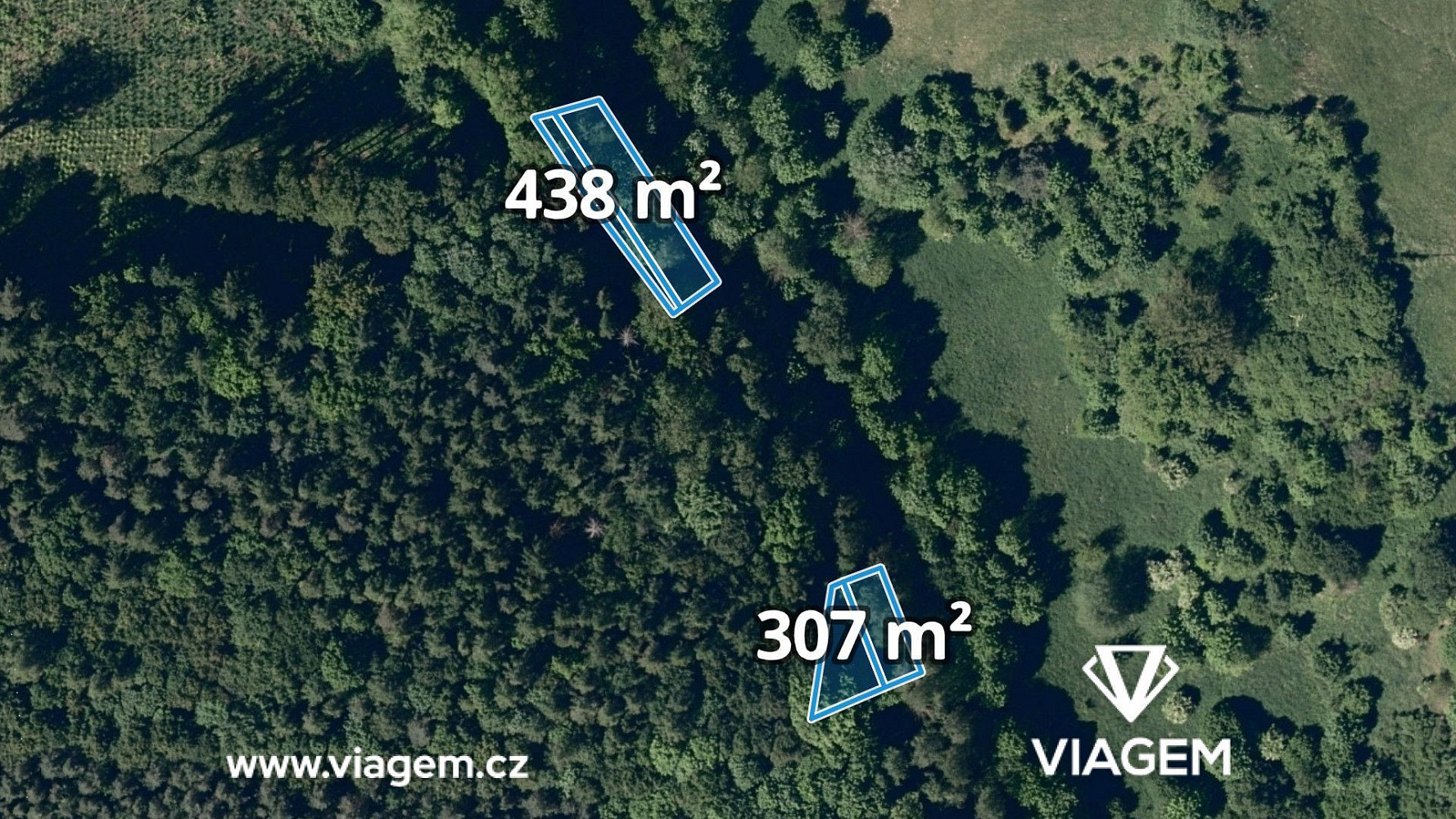 Prodej lesa 2 135 m²