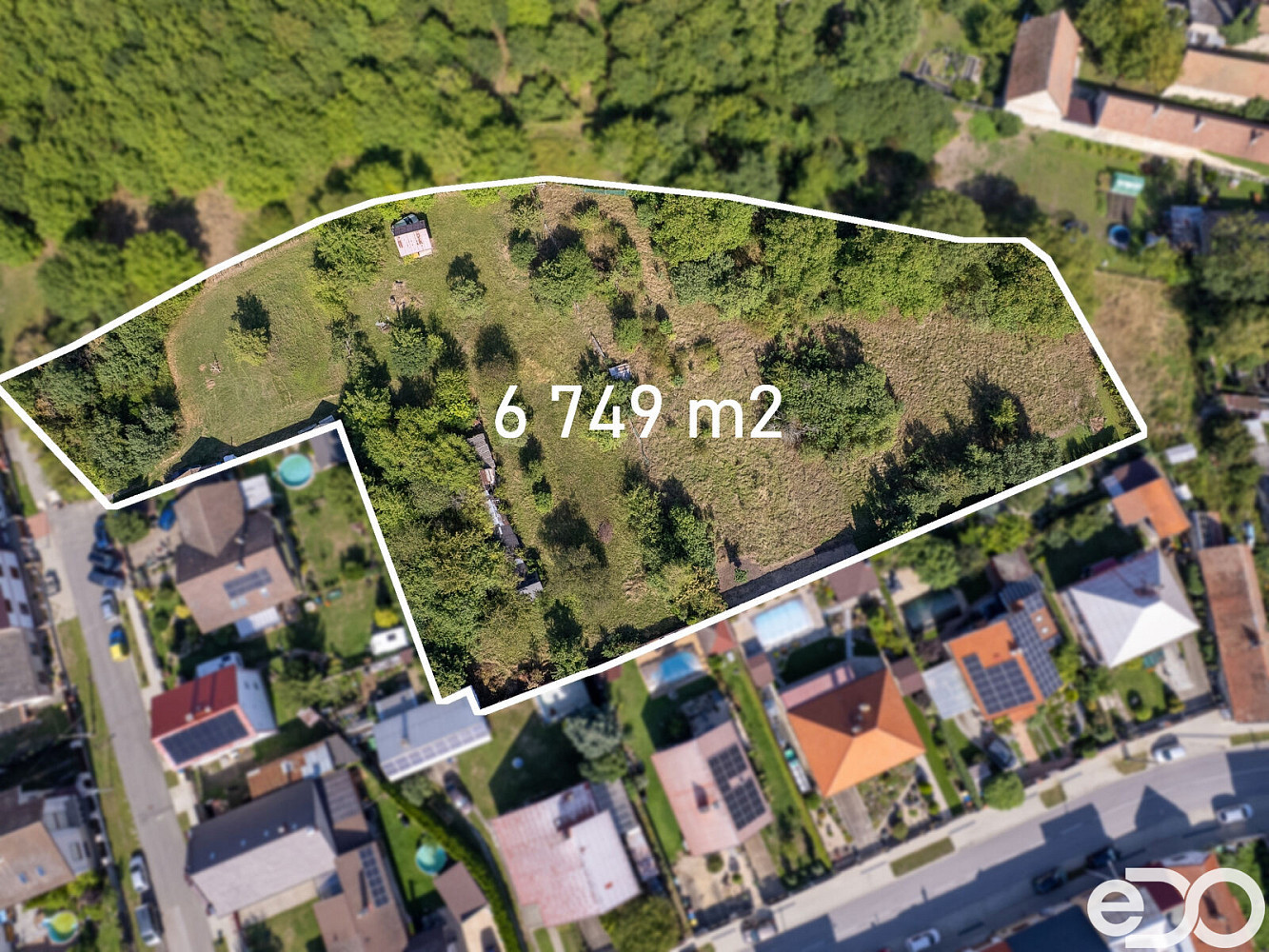 Prodej stavebního pozemku 6 749 m² – fotografie 5