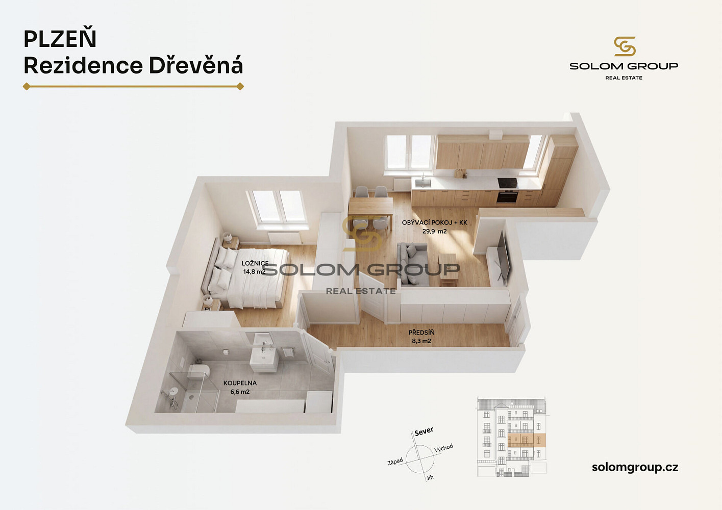 Prodej bytu 2+kk 61 m² – fotografie 4