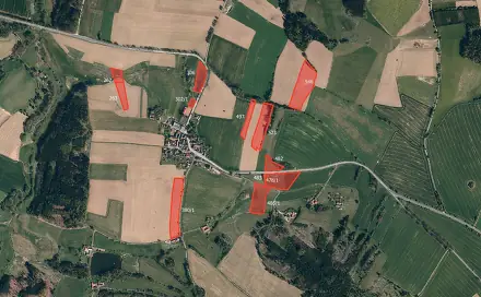 Prodej pole 75 621 m², Vyskytná, okres Pelhřimov