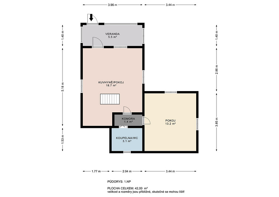 Prodej chaty/chalupy 69 m² s pozemkem 560 m² – fotografie 5