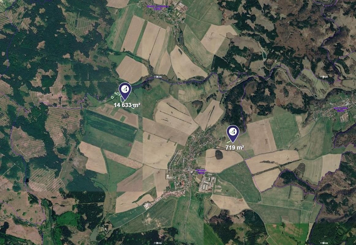 Prodej pole 1 639 m² – pohled 3