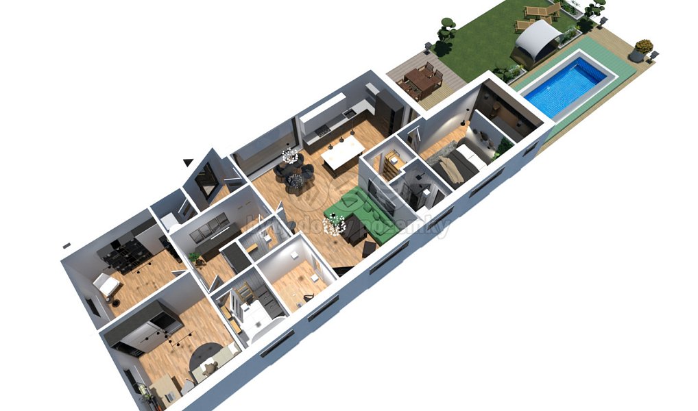 Prodej stavebního pozemku 733 m², Slapy – náhled fotky 4