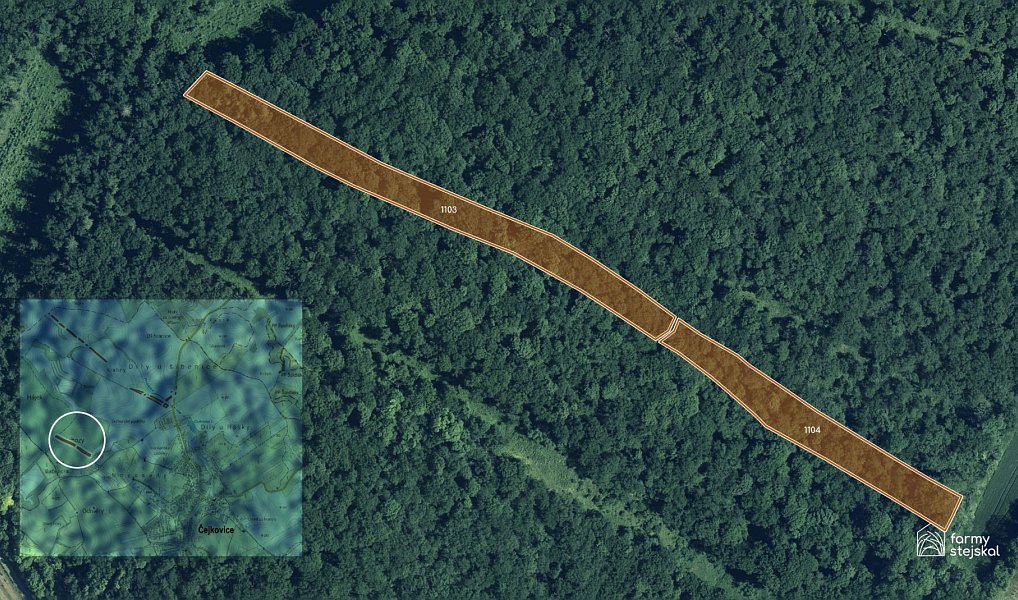 Prodej pole 194 311 m², Čejkovice – náhled fotky 11