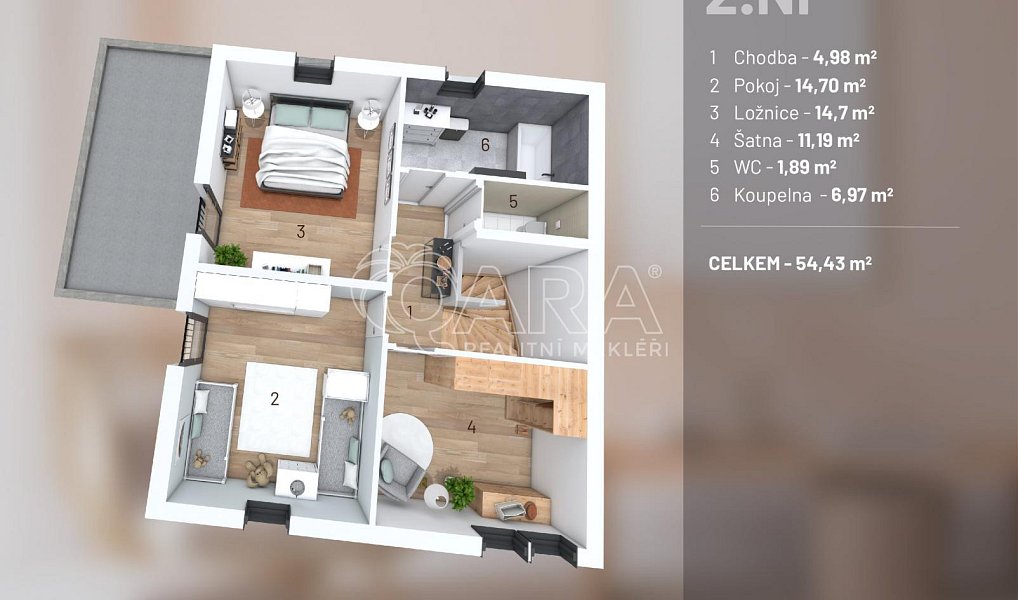 Prodej domu 131 m² s pozemkem 838 m², Kamenice – náhled fotky 31