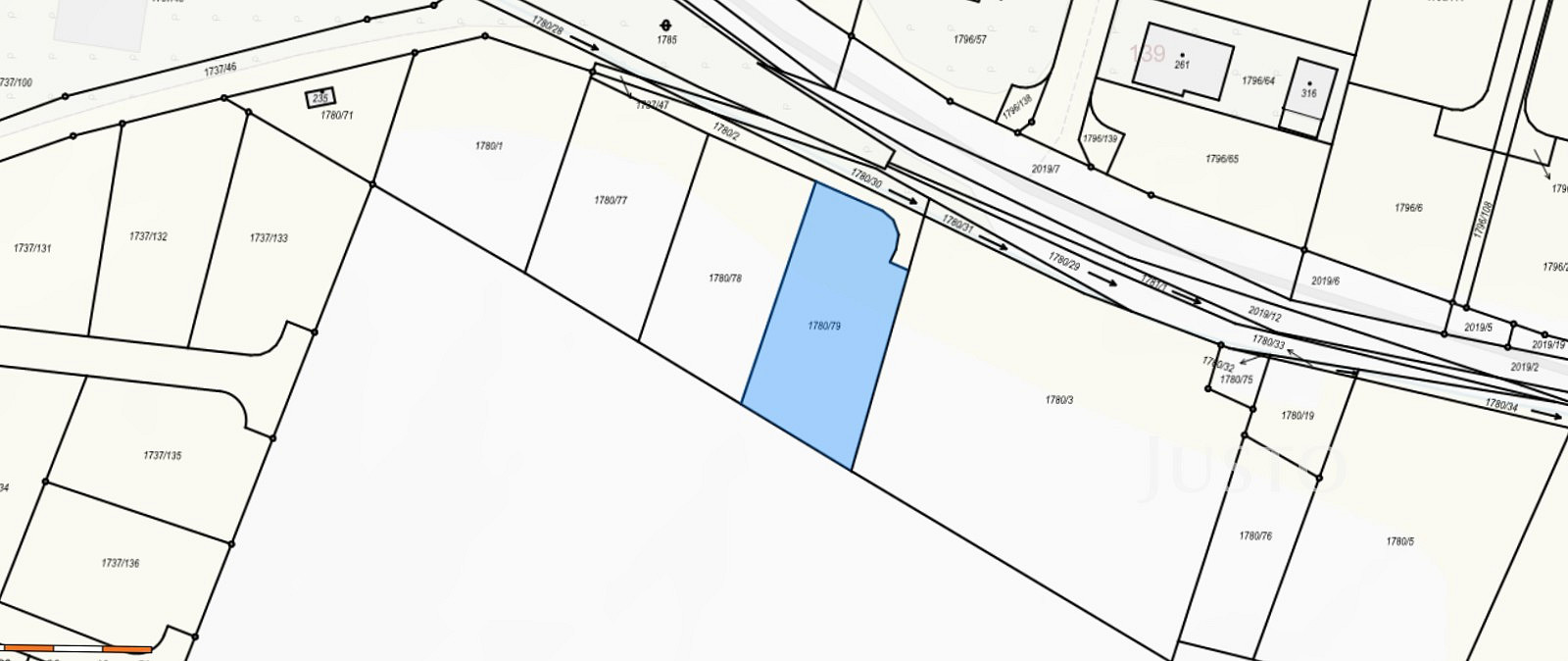 Prodej stavebního pozemku 1 164 m²