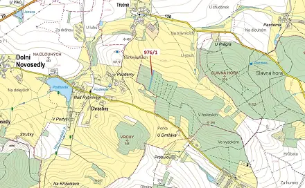 Dražba lesa 5 696 m², Záhoří
