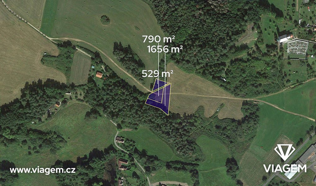 Prodej pole 332 m², Pačejov – náhled fotky 2