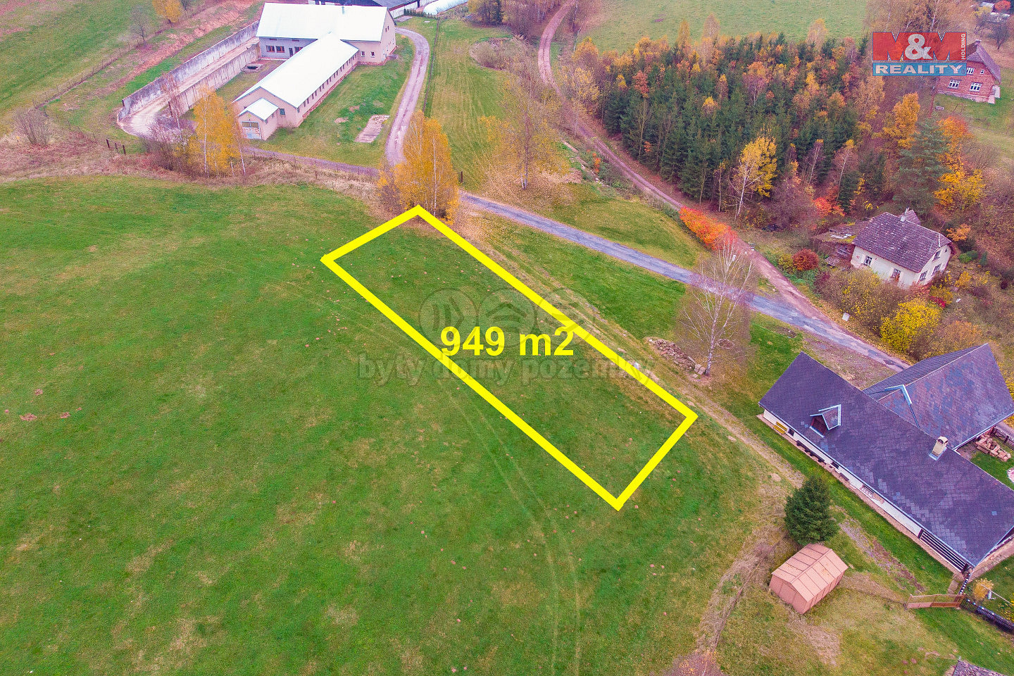 Prodej zahrady 949 m²