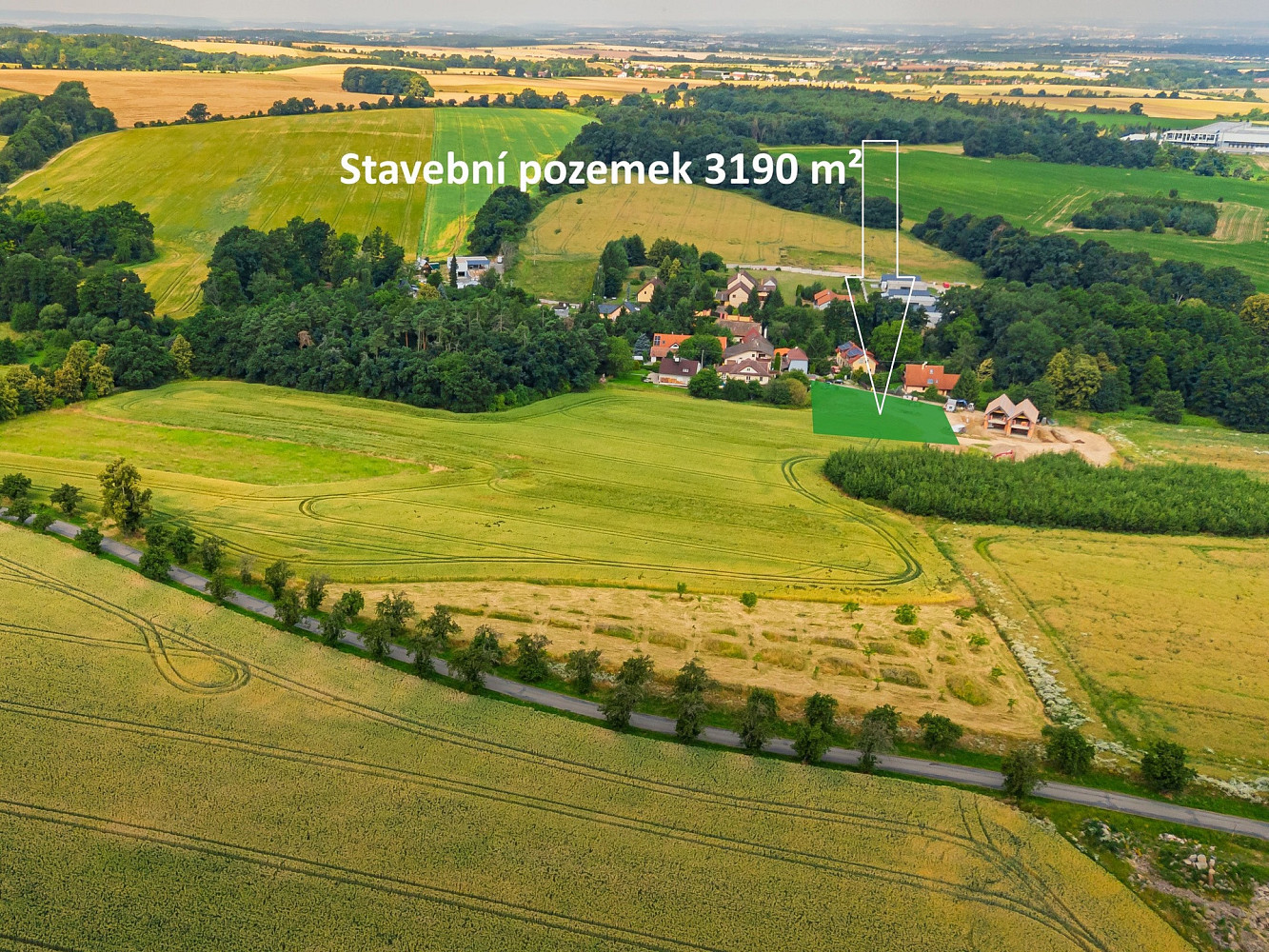 Prodej stavebního pozemku 3 190 m²