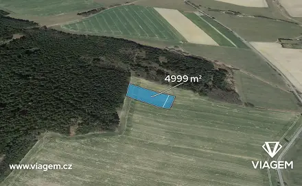 Prodej pole 833 m², Tučapy, okres Tábor