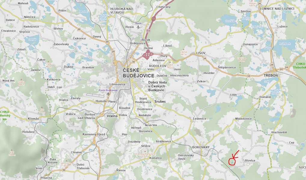 Prodej lesa 13 252 m², Jílovice – náhled fotky 3
