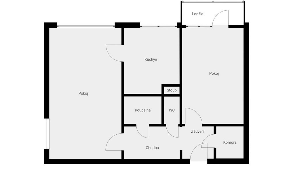 Prodej bytu 2+1 53 m², Pardubice – náhled fotky 21