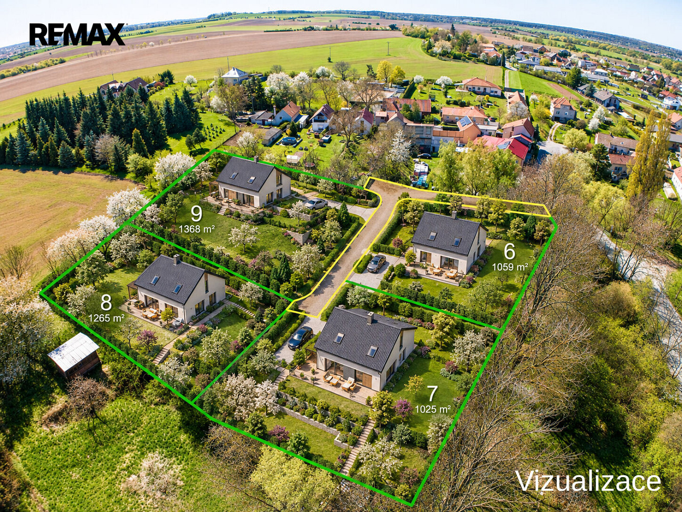Prodej stavebního pozemku 1 368 m²