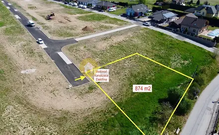 Prodej stavebního pozemku 874 m², U Větrolamu, Strakonice - Dražejov