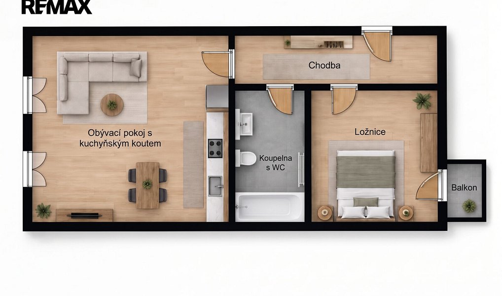 Pronájem bytu 2+kk 49 m², Svitavy – náhled fotky 8