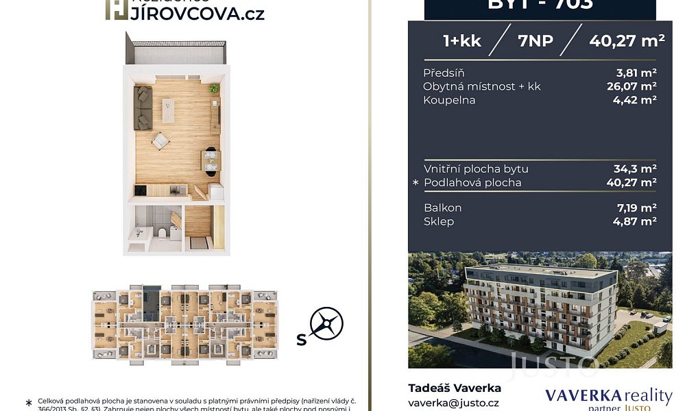 Prodej bytu 1+kk 40 m², České Budějovice – náhled fotky 19