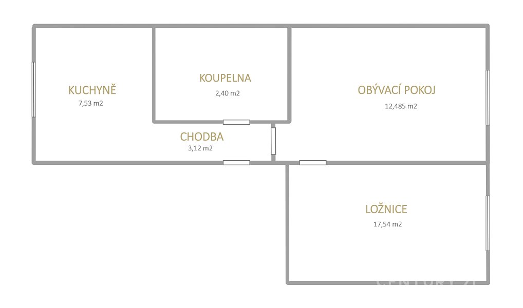 Prodej bytu 2+1 43 m², Trmice – náhled fotky 5