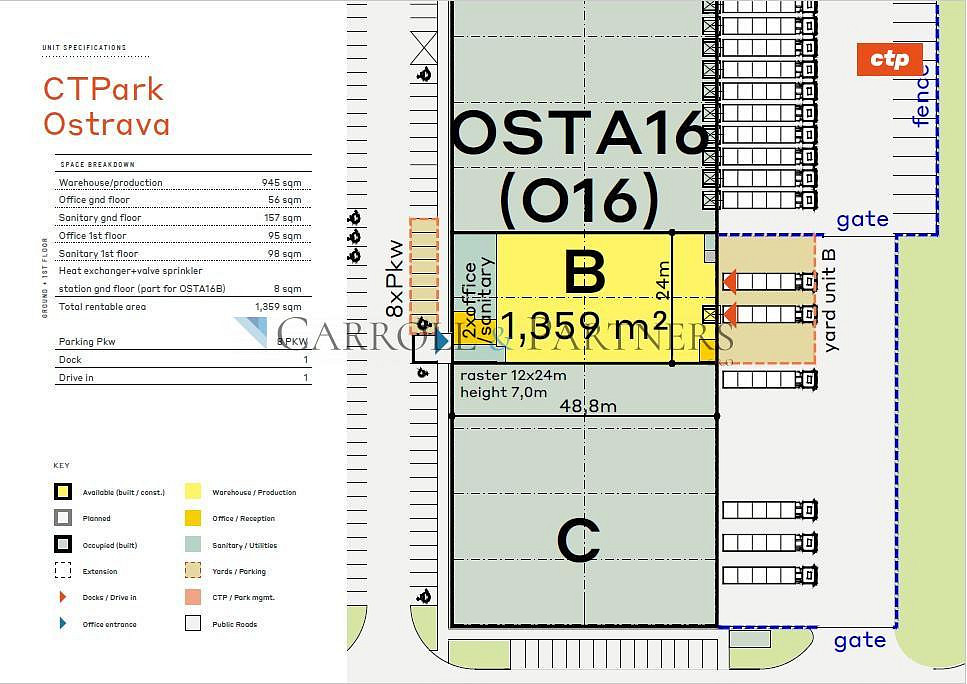 Pronájem skladovacích prostor 1 500 m² — photo 4