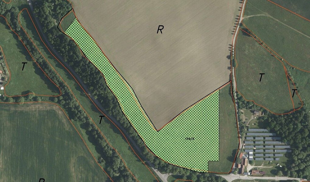 Prodej pole 41 229 m², Kájov – náhled fotky 4