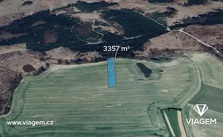 Prodej pole 2 517 m², Doubravice nad Svitavou, okres Blansko