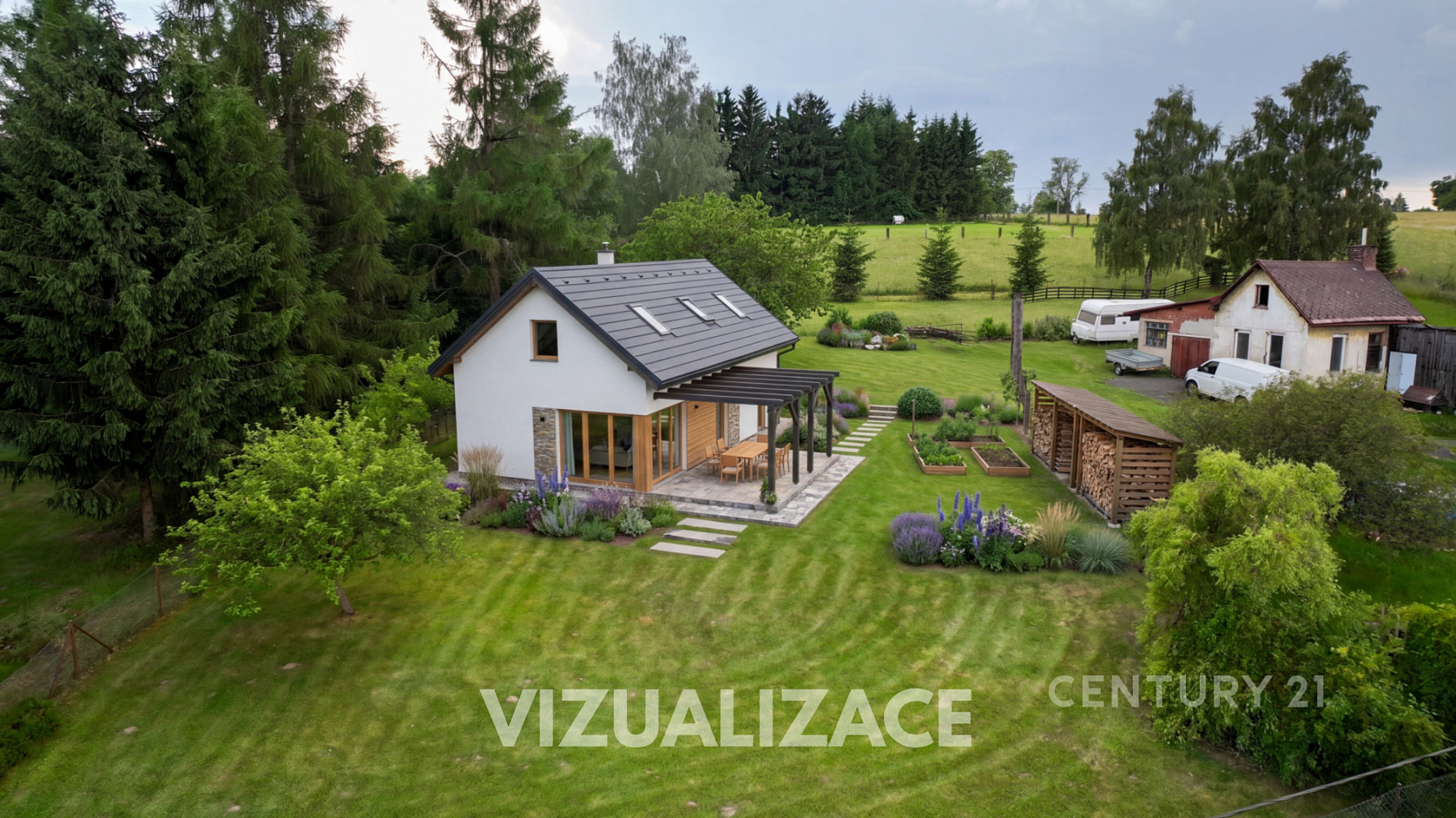 Prodej stavebního pozemku 3 605 m² – fotografie 3