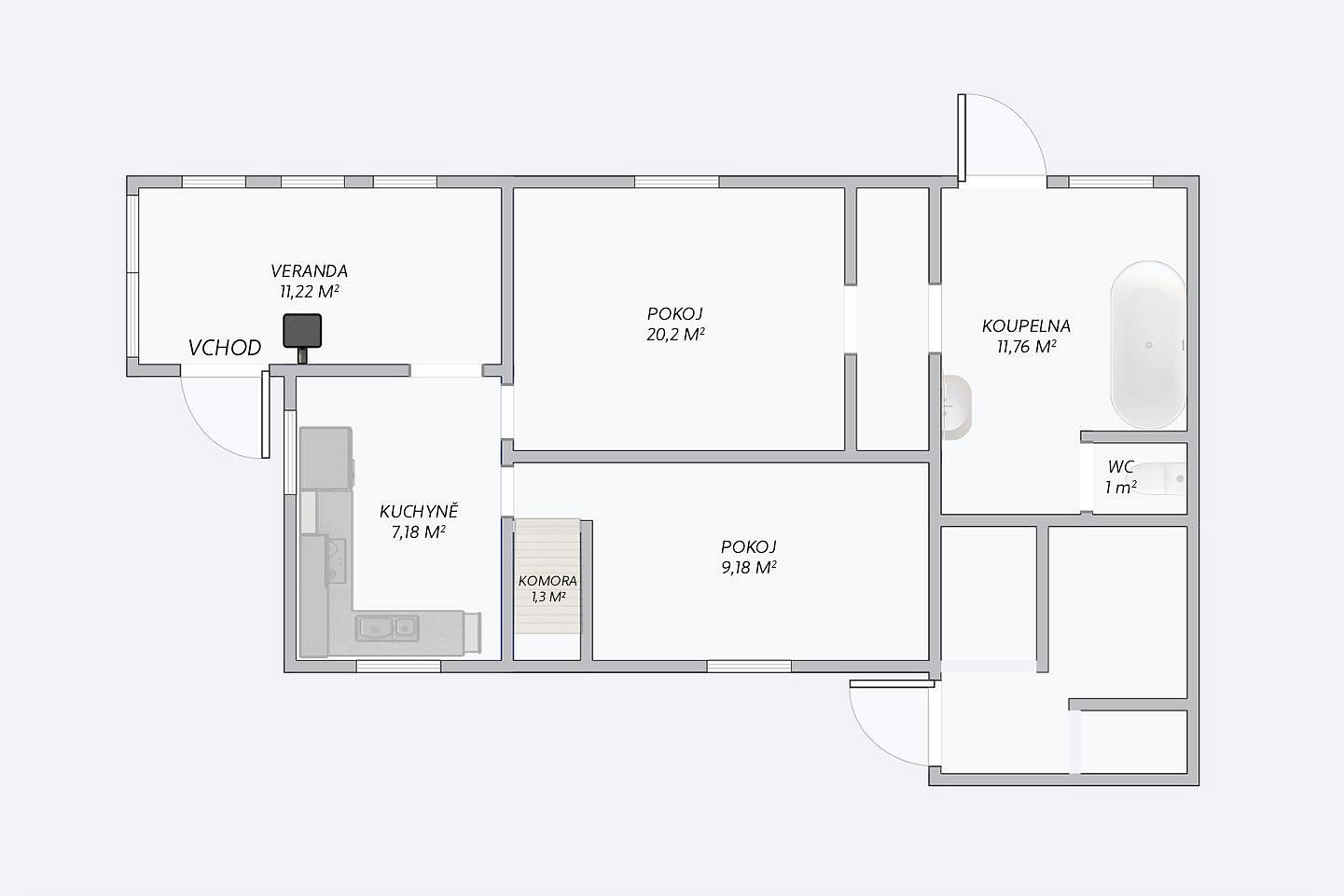Prodej chaty/chalupy 62 m² s pozemkem 933 m² — photo 4