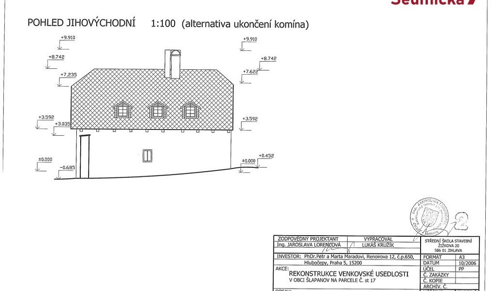 Prodej domu 110 m² s pozemkem 2 460 m², Šlapanov – náhled fotky 42