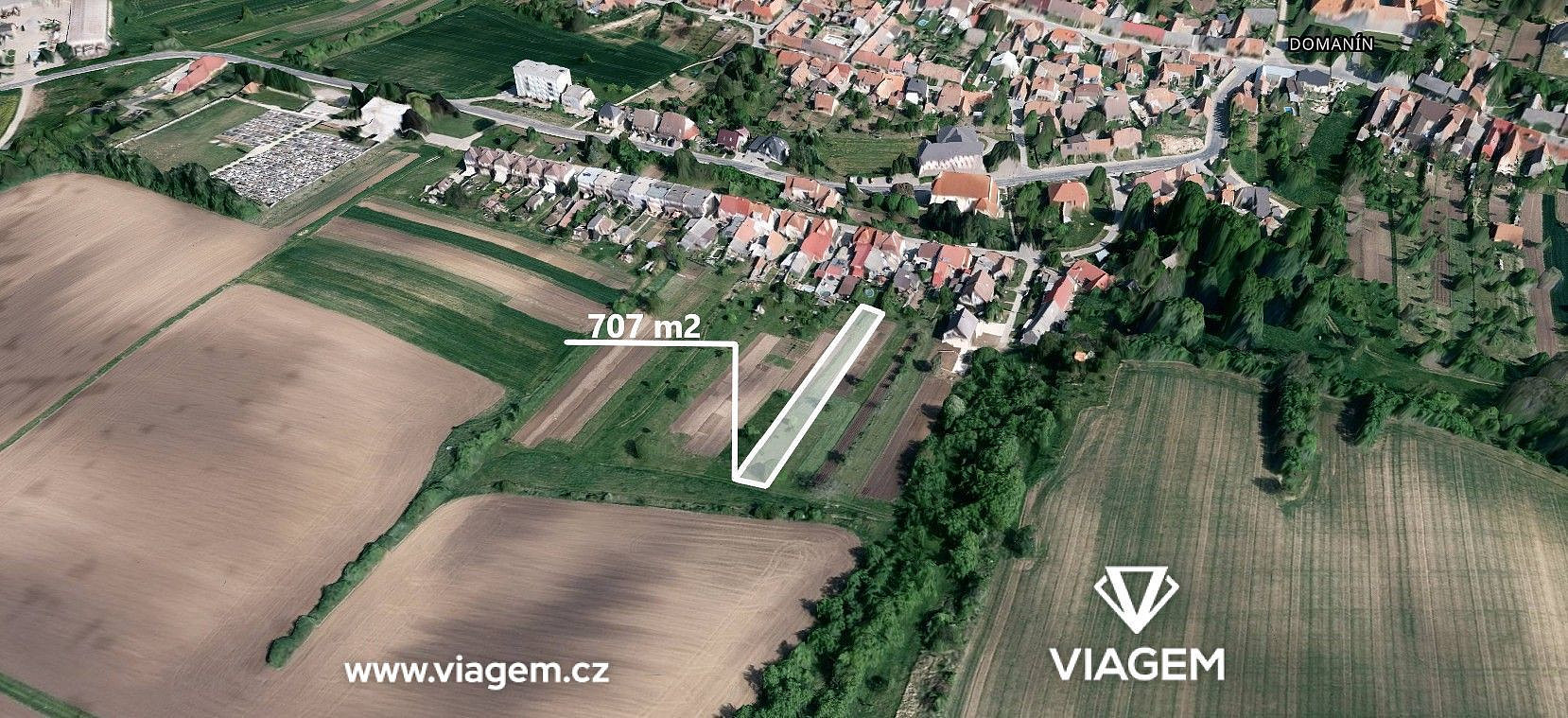 Prodej zahrady 707 m²