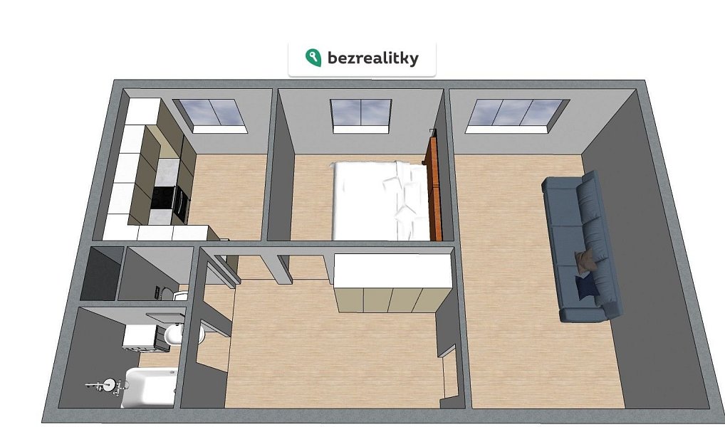 Prodej bytu 2+1 52 m², Praha – náhled fotky 6