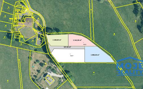 Prodej louky 2 832 m², Železná Ruda, okres Klatovy