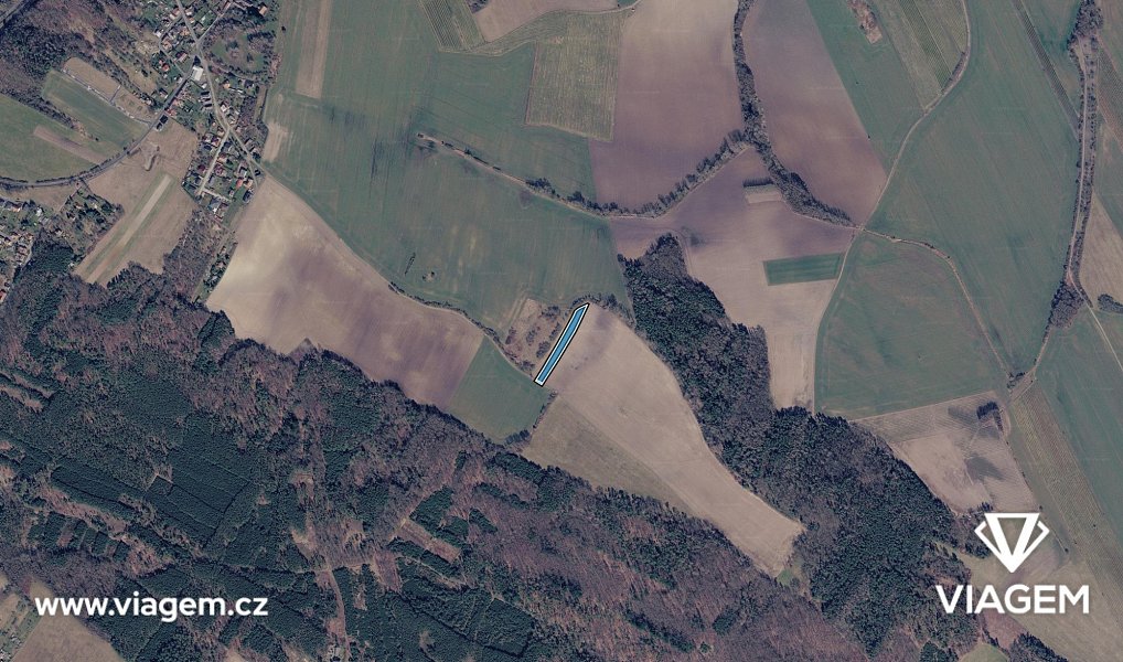 Prodej pole 3 587 m², Týnec nad Labem – náhled fotky 3