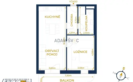 Pronájem bytu 2+kk 69 m², Ostravská, Olomouc - Hodolany