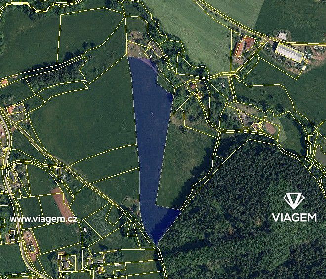 Prodej pole 7 929 m² – pohled 2